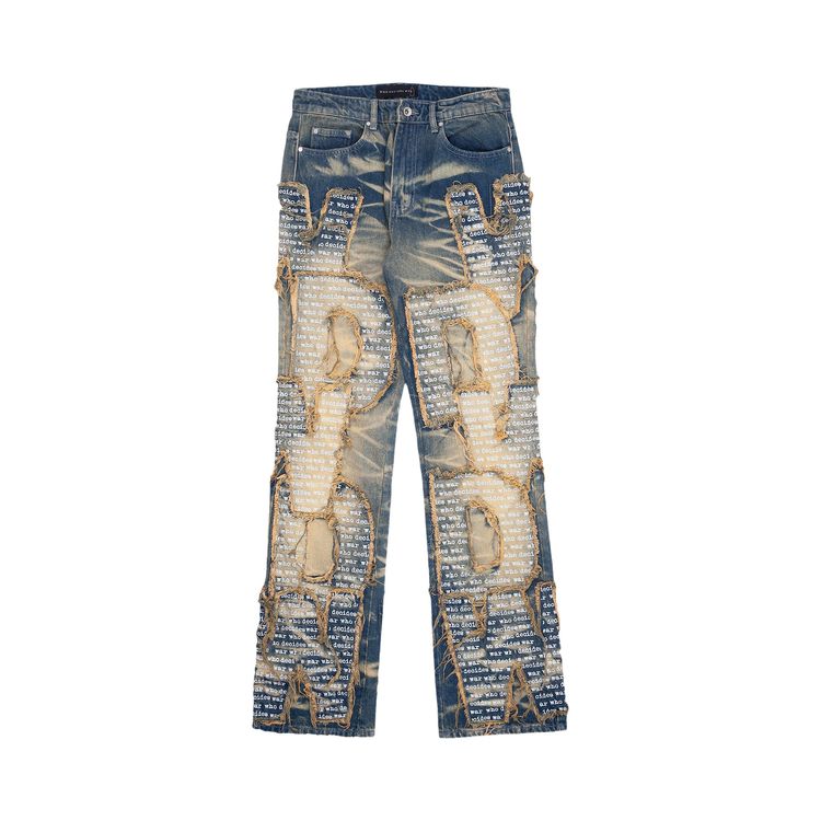 Who Decides War Overlay Jeans Denim