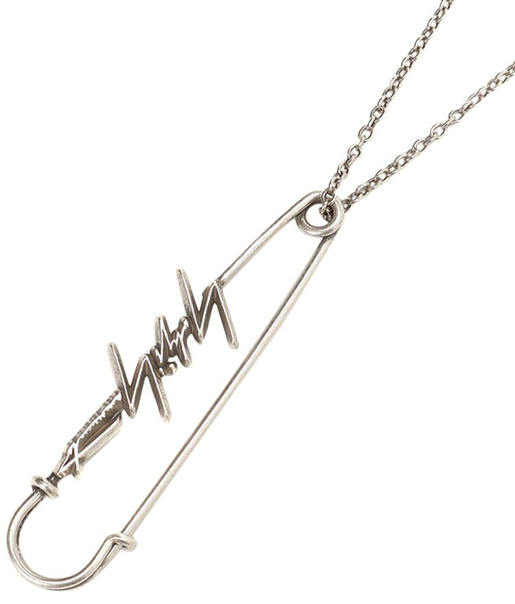Yohji Yamamoto Pour Homme Safety Pin Silver