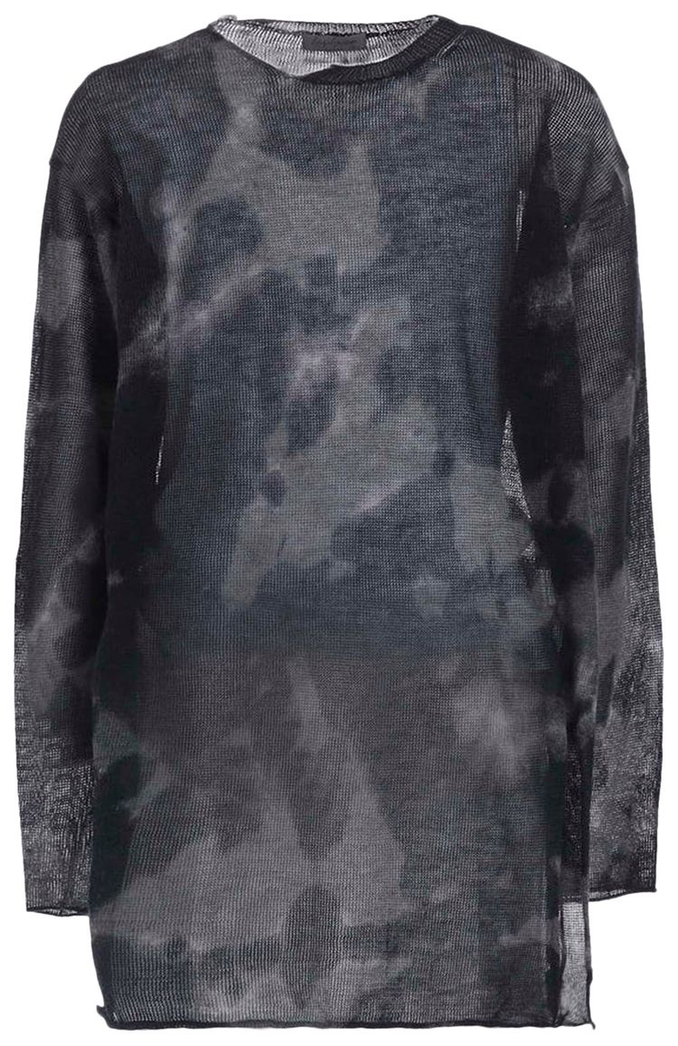 Yohji Yamamoto Pour Homme Front Slit Long Sleeve Black