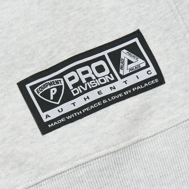 Palace Applique Team Crew Grey Marl