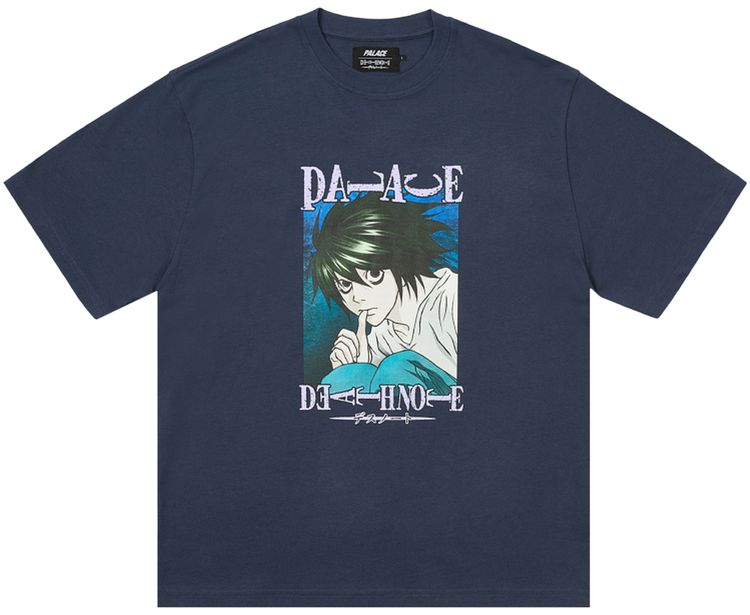Palace x Death Note T Shirt Navy