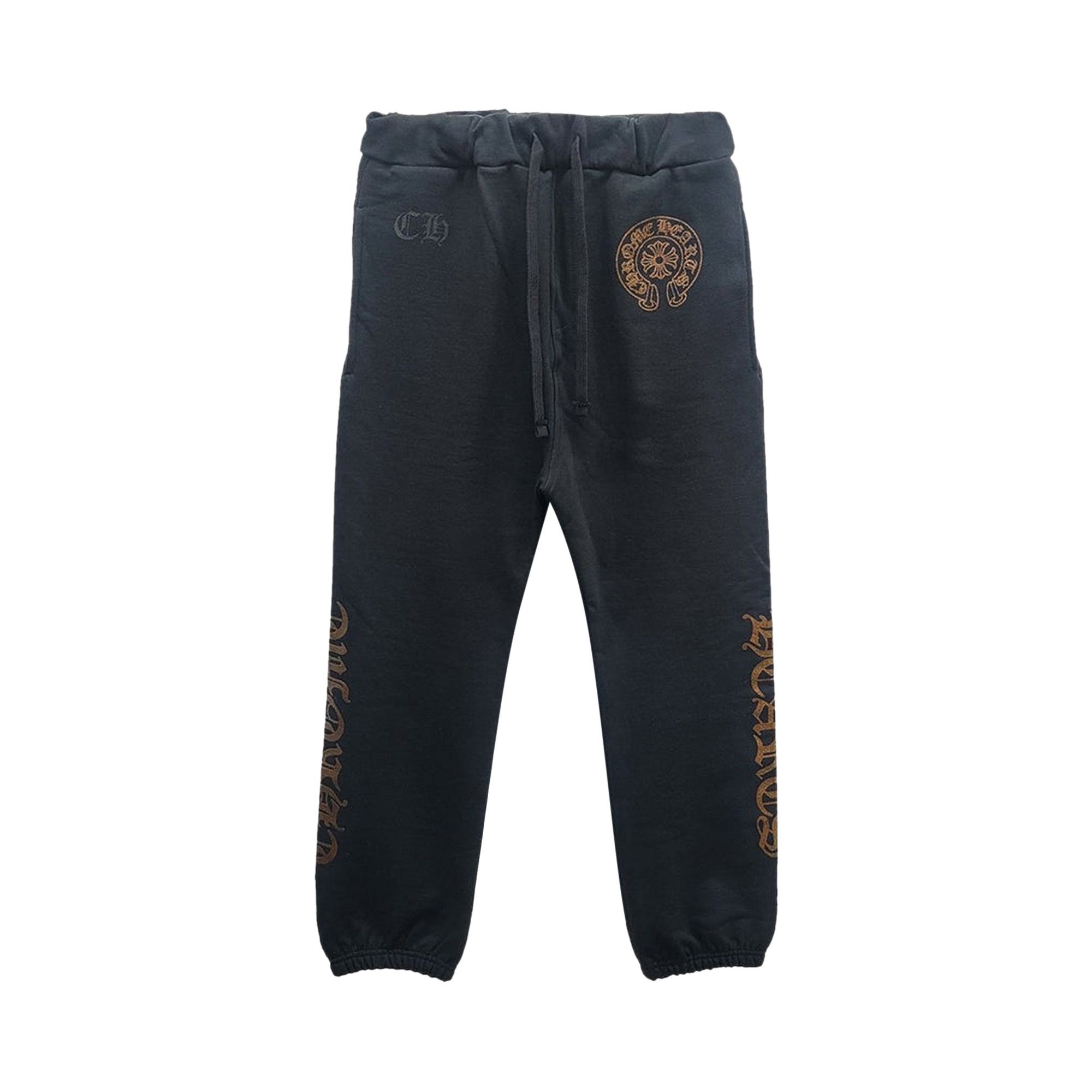 Buy Chrome Hearts 1988 Glitter Sweatpant 'Black/Brown' - 1383