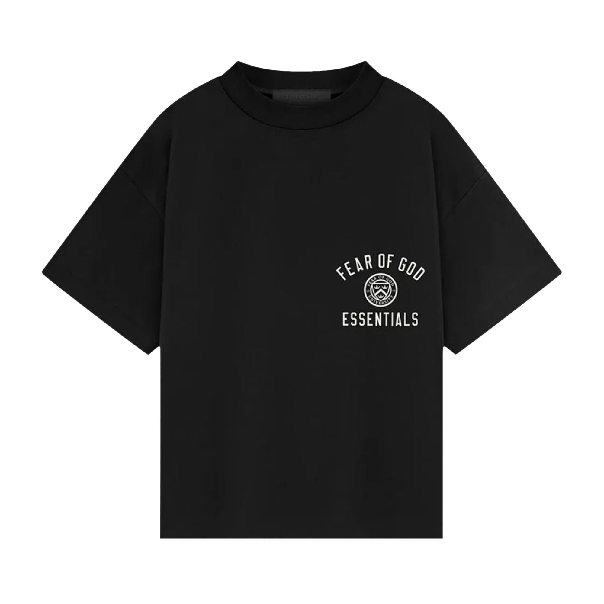 Buy Fear of God Essentials Jersey Crewneck Tee 'Black