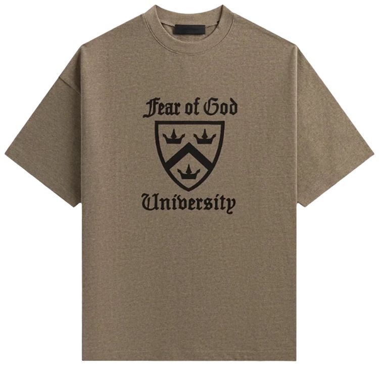 Fear of God Essentials Heavy Crewneck Tee Heather Grey