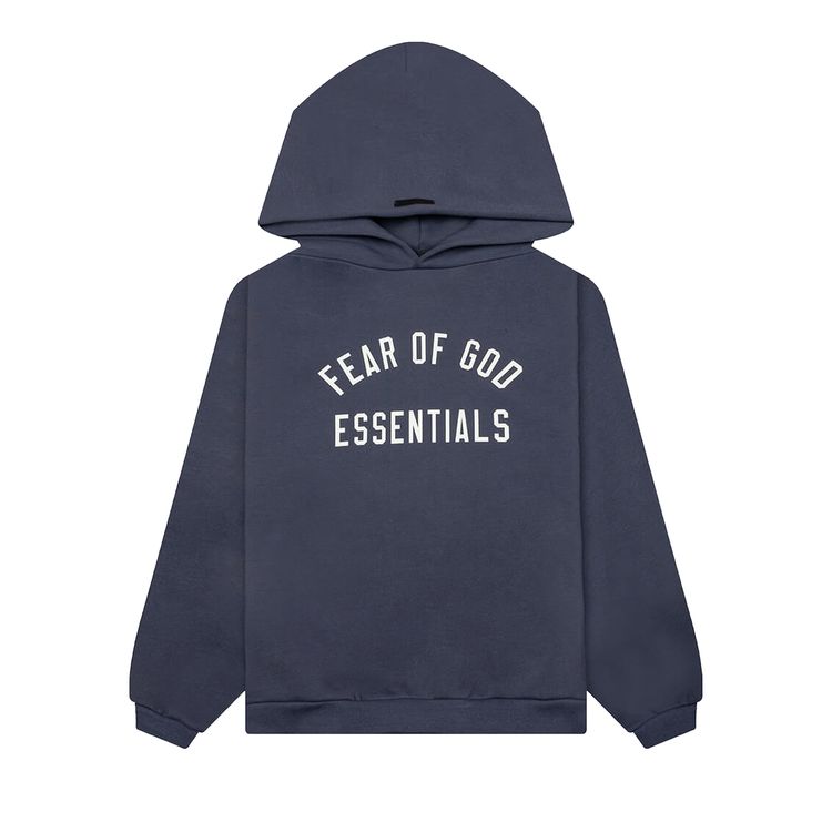 Fear of God Essentials Fleece Hoodie Marine