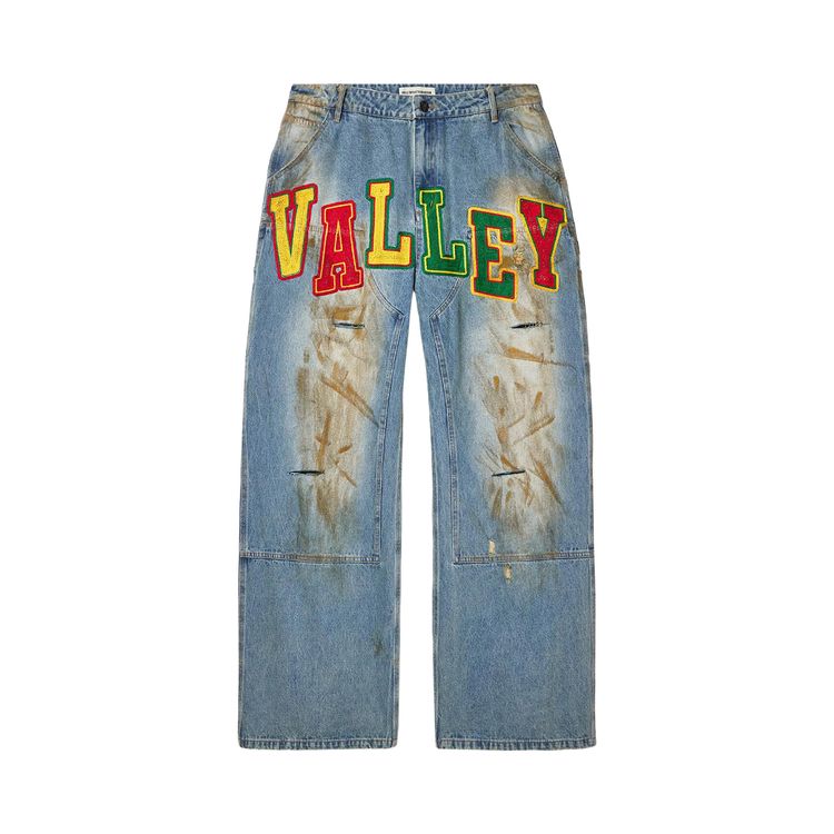 Vale Forever Collage Painter Pants Indigo
