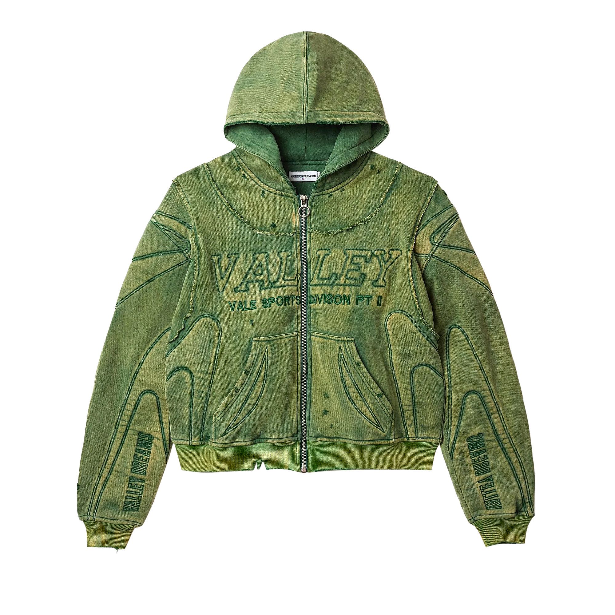 Buy Vale Forever Hulk Armor Zip Up Hoodie 'Green' - 11451