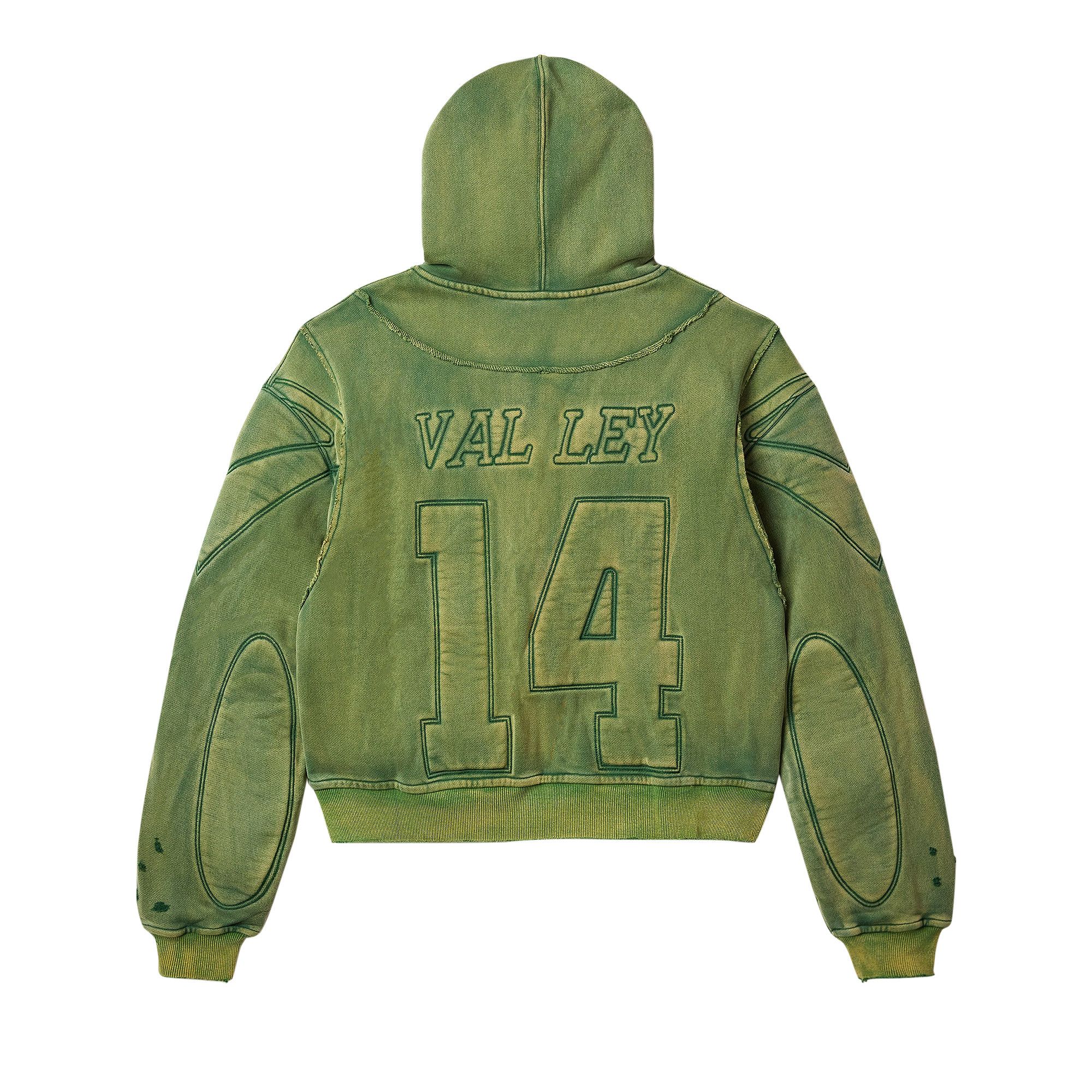 トップス VALE FOREVER HULK ARMOR ZIP UP HOODIE Buy Vale Forever Hulk Armor Zip Up Hoodie 'Green' - 11451