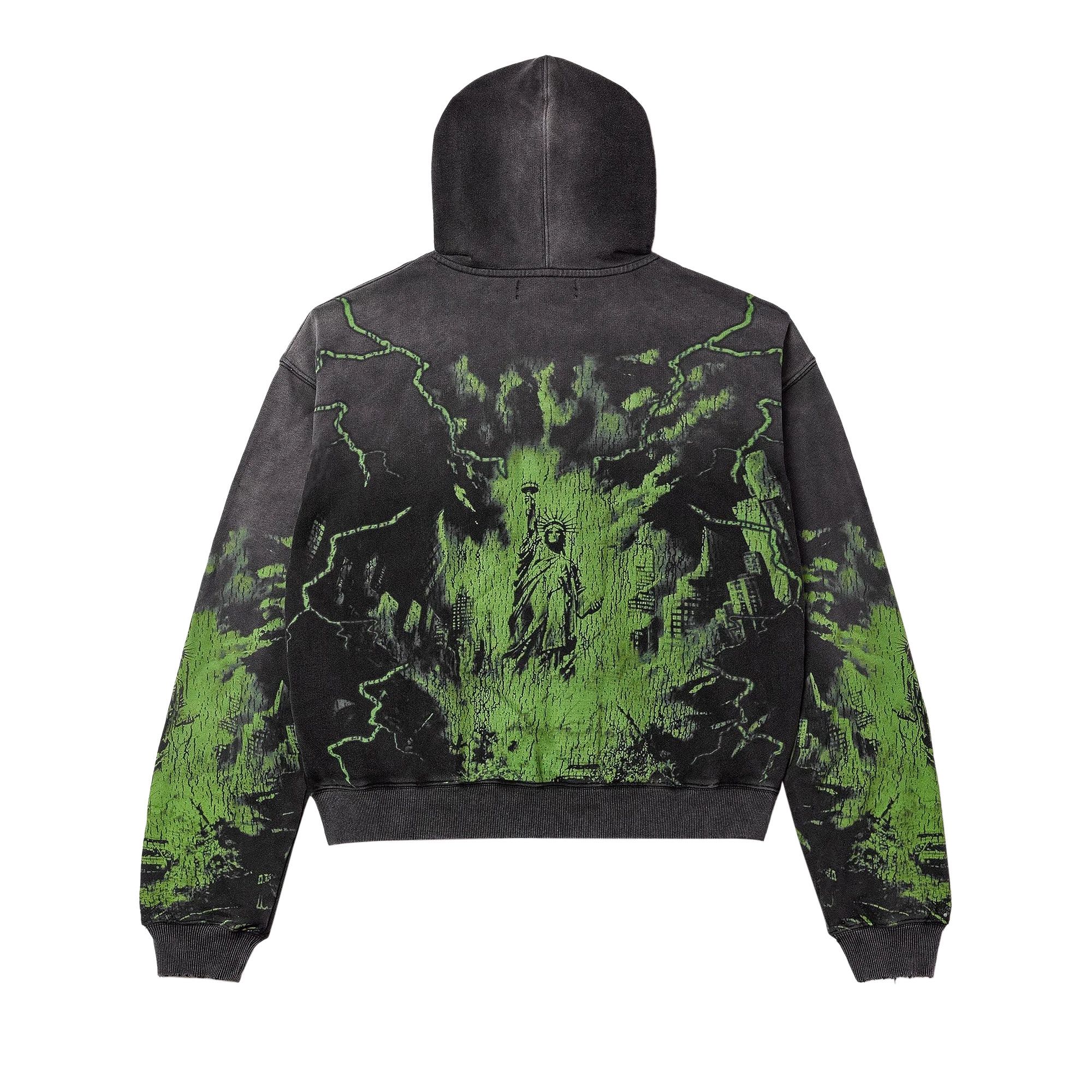 トップス VALE FOREVER HULK ARMOR ZIP UP HOODIE Buy Vale Forever Flag Zip Up 'Black' - VALE 06 007 BFZU BK