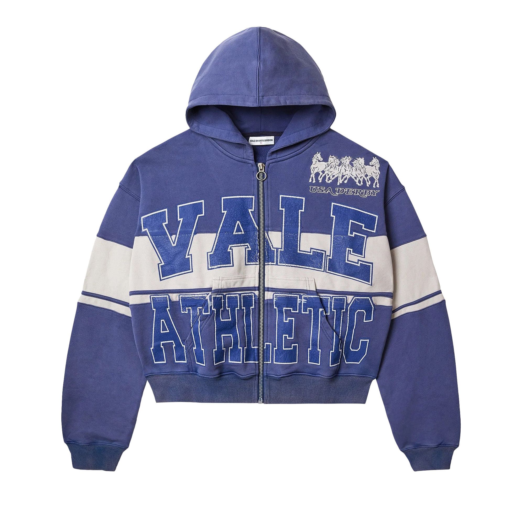 Buy Vale Forever Derby Zip Up Hoodie 'Navy' - 11451 1FW240119DZUH
