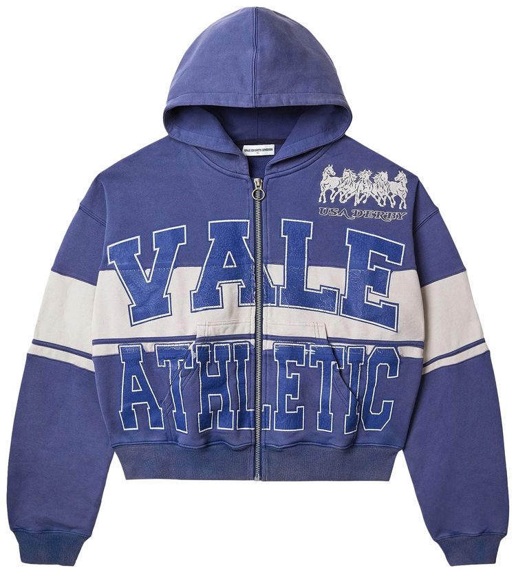 Vale Forever Derby Zip Up Hoodie Navy