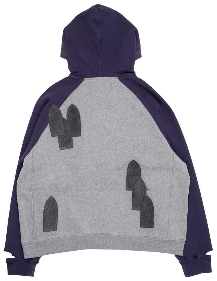 Who Decides War Faded WDW Pullover Hoodie Vintage Grey