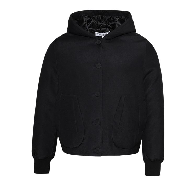 JW Anderson Hooded Blouson Jacket Black