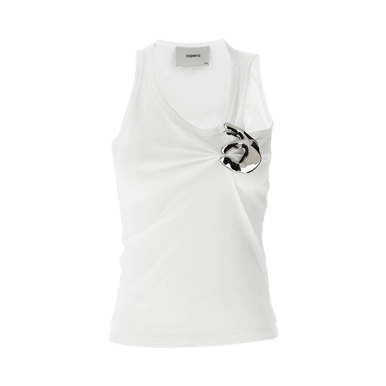 Coperni Emoji Tank Top White