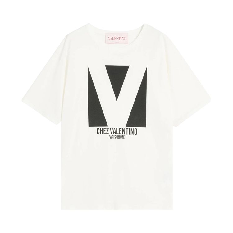 Valentino Jersey T Shirt Ivory