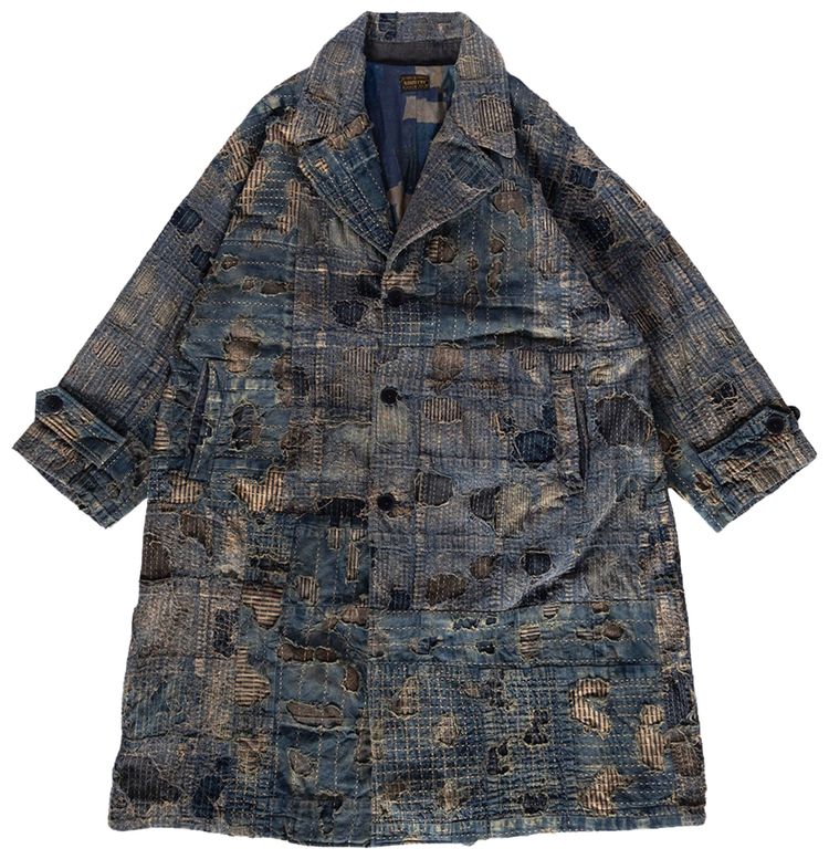 Kapital Boro Cavalier Coat Indigo