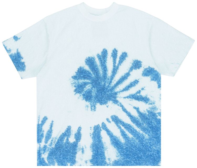 PURPLE BRAND Towel Terry Short Sleeve Tee Blue