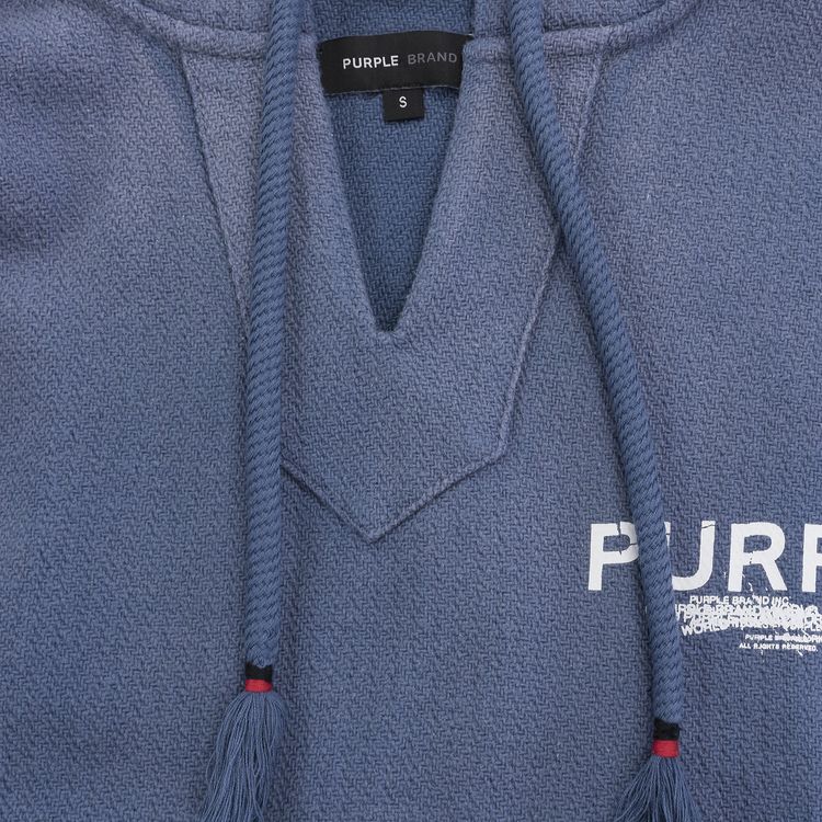 PURPLE BRAND Beach Hoodie Blue