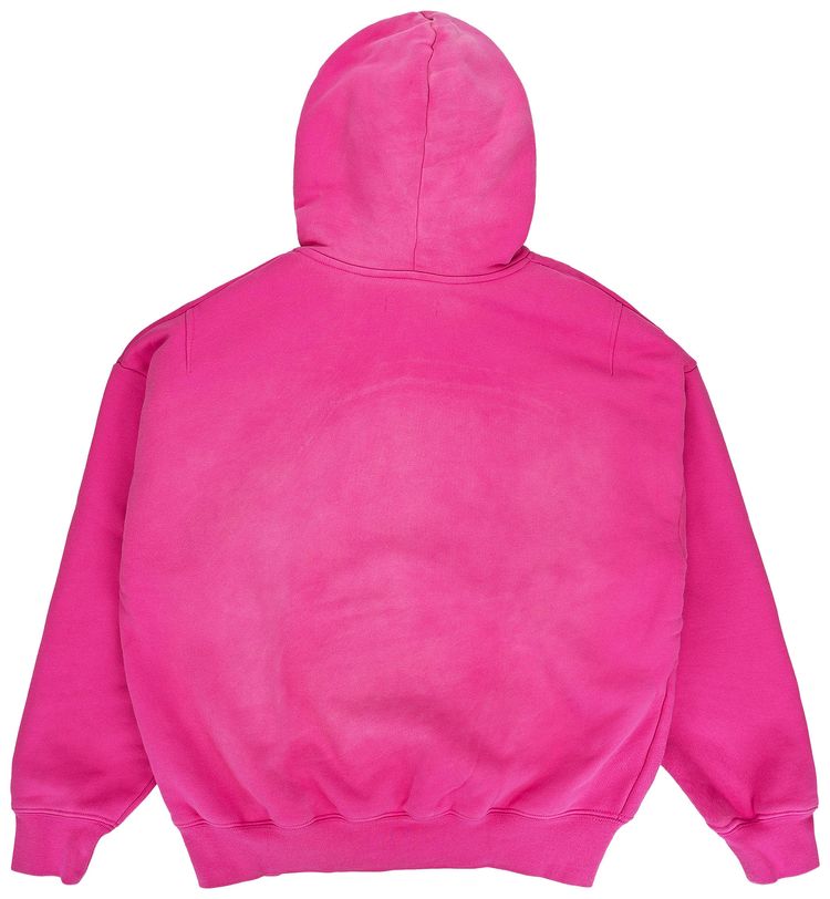 PURPLE BRAND HWT Fleece Pullover Hoodie Pink