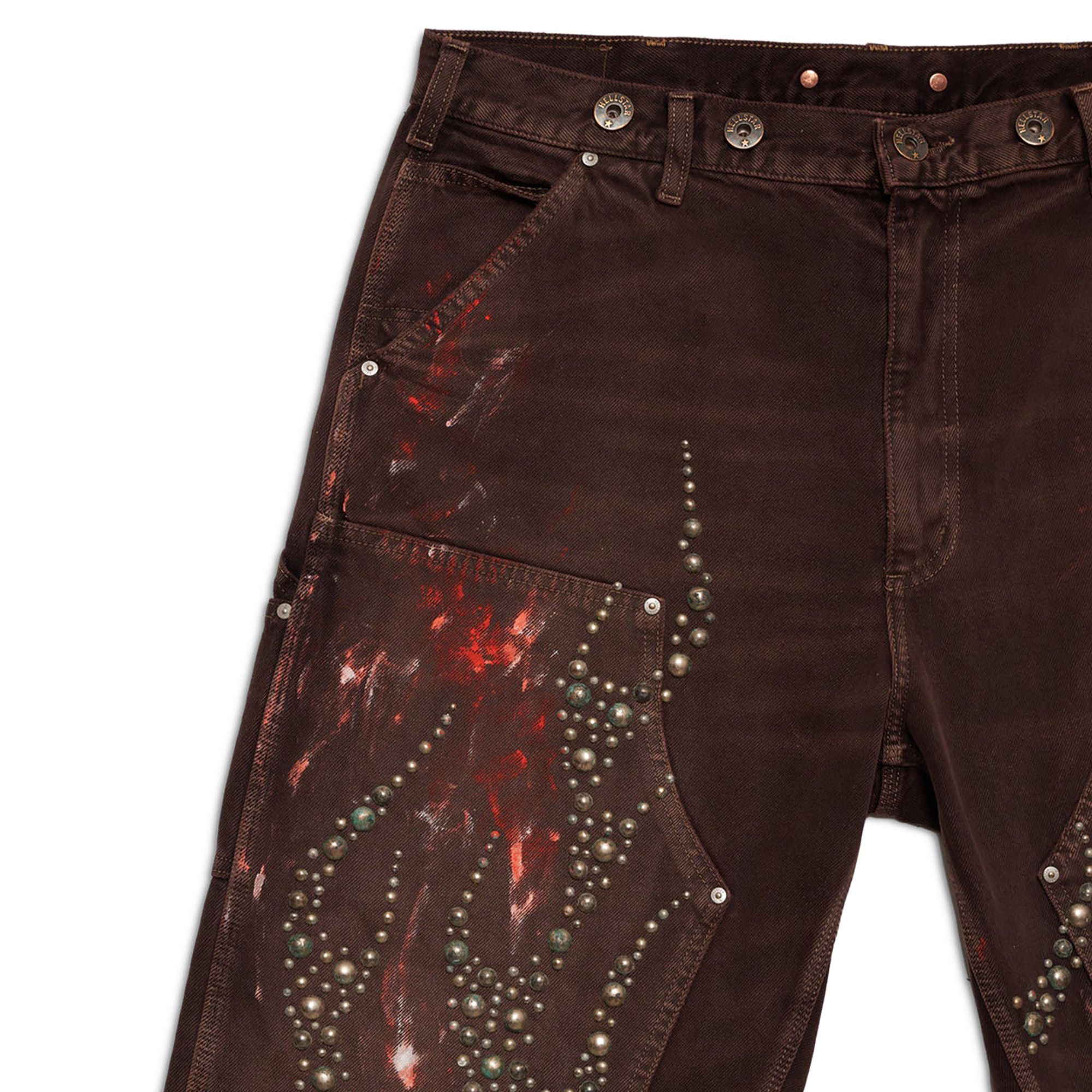 パンツ Hellstar Studios Denim Shorts Hellstar Denim Studded Shorts Capsule 11 ❓Have a question