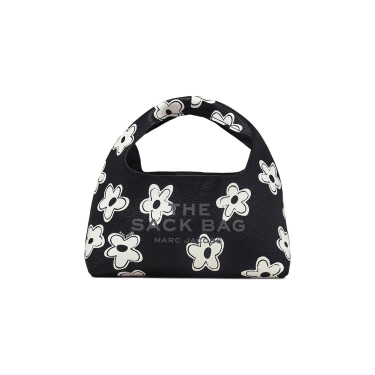 Marc Jacobs Mini Daisy Leather Sack Bag BlackWhite