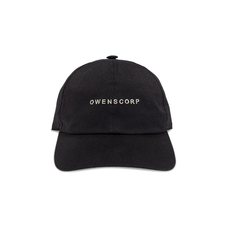 Rick Owens Baseball Cap BlackPearl