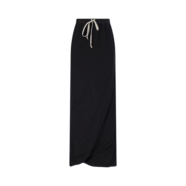Rick Owens DRKSHDW Jersey Pull On Pillar Skirt Black