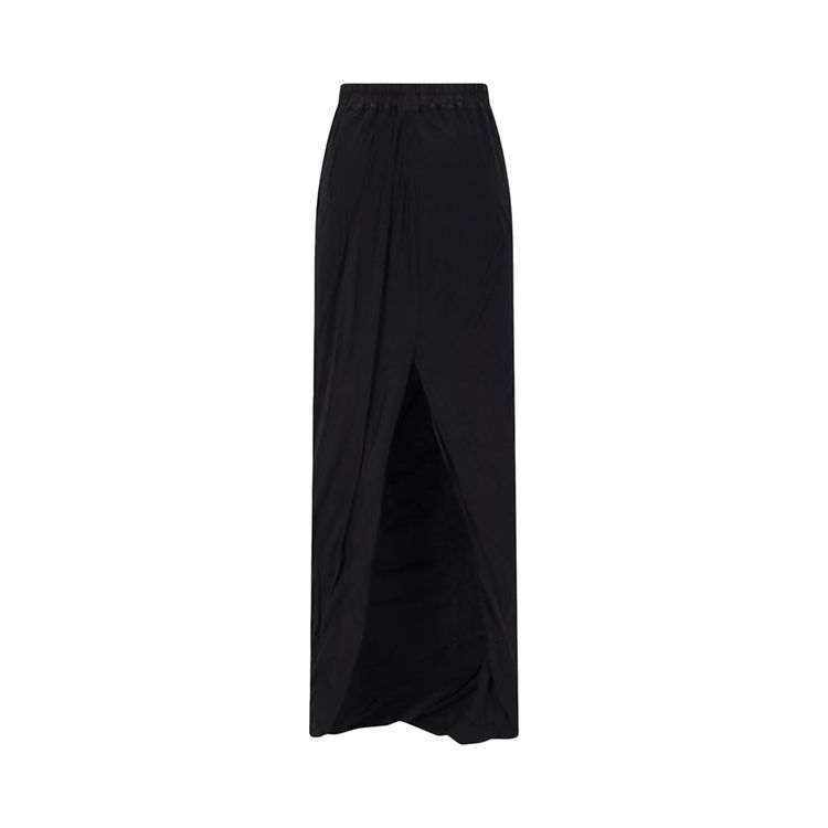 Rick Owens DRKSHDW Jersey Pull On Pillar Skirt Black