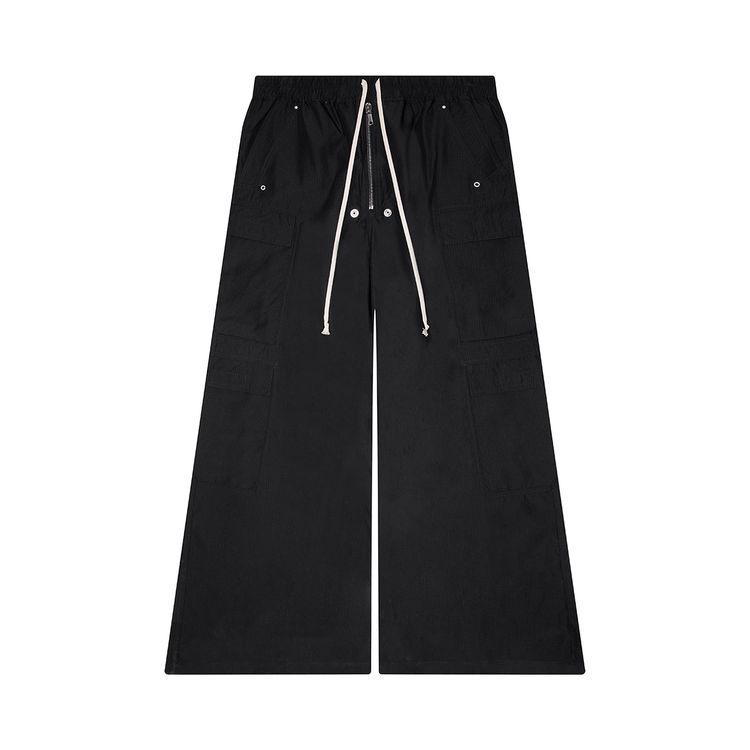 Rick Owens DRKSHDW Double Cargo Jumbo Belas Pants Black