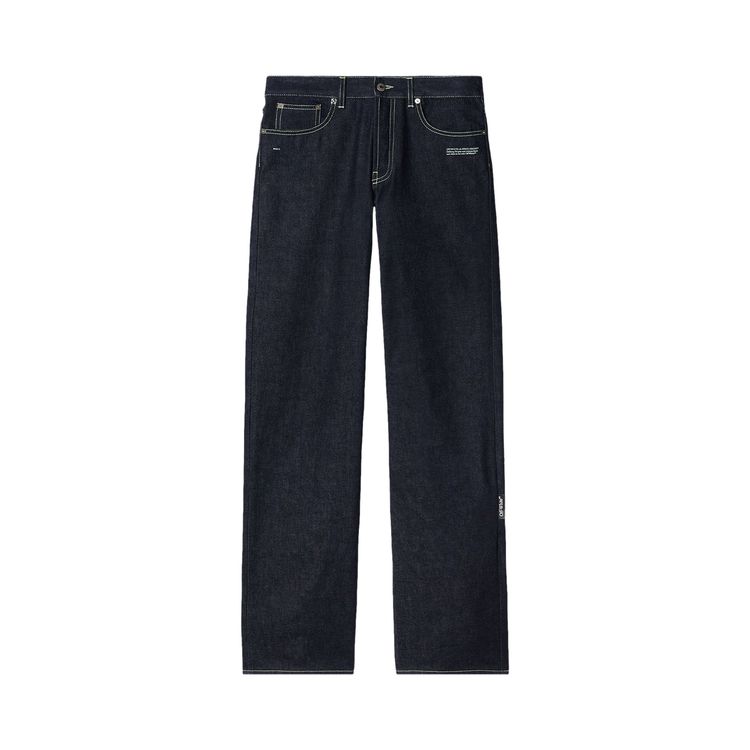 Off White Susy Jeans Raw Blue