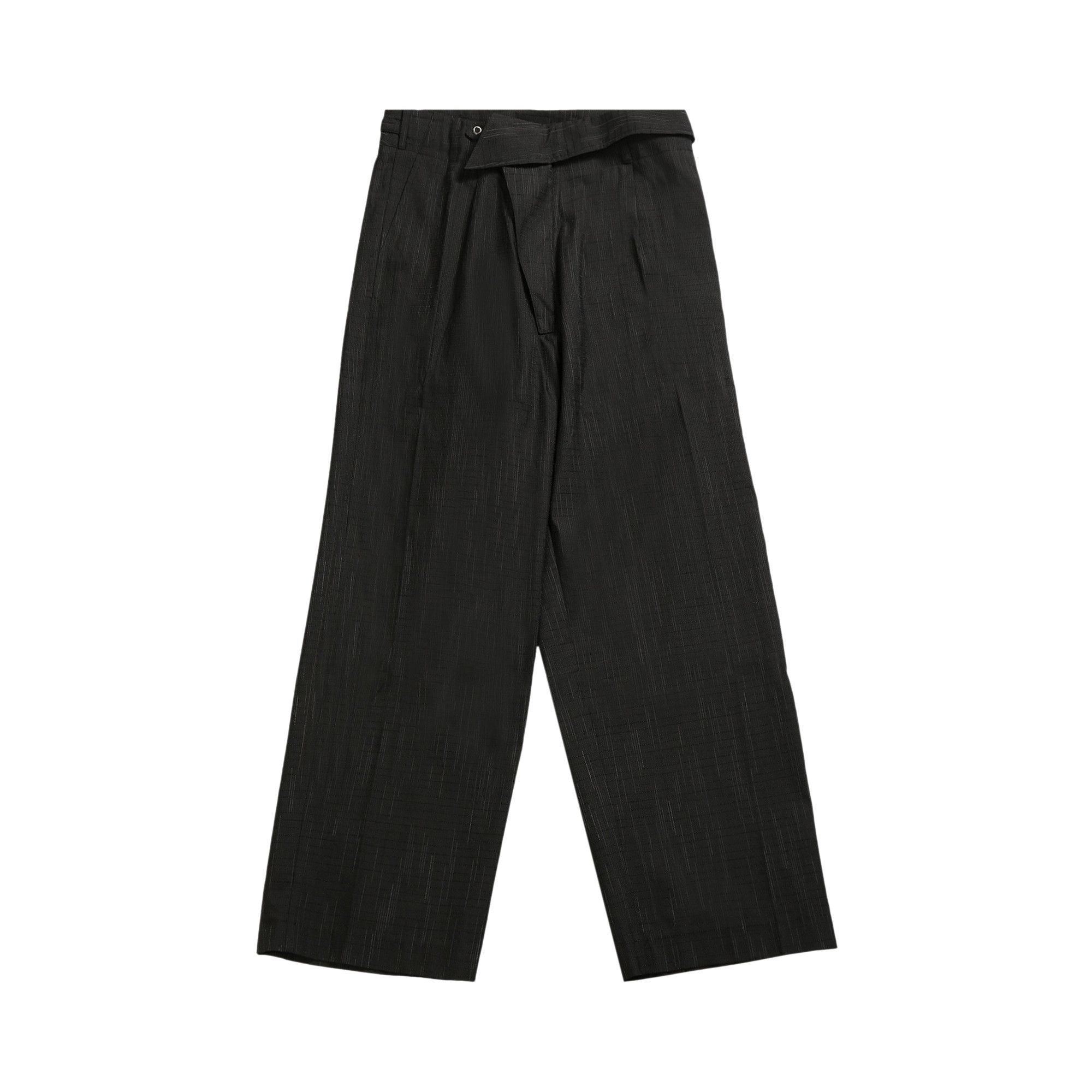 Buy Kiko Kostadinov Navin Wide Trouser 'Black Obsidian