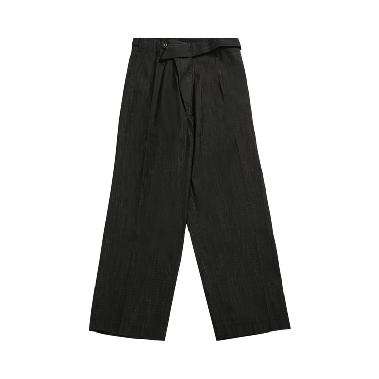 Kiko Kostadinov Navin Wide Trouser Black Obsidian