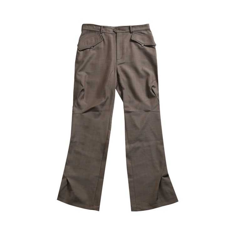 Kiko Kostadinov Alec K Dart Trouser Brown Oak