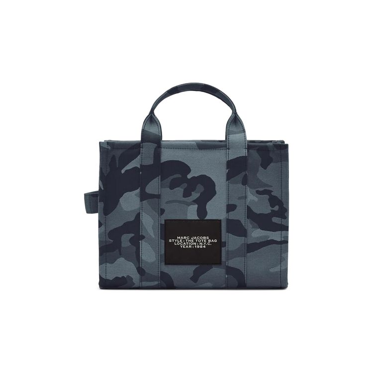 Marc Jacobs Medium Camo Jacquard Tote Bag BlueMulticolor