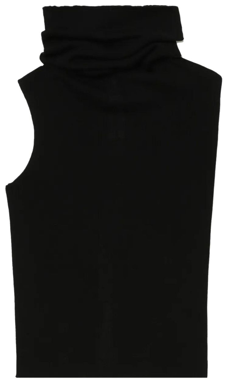 Rick Owens Athena One Shoulder Top Black