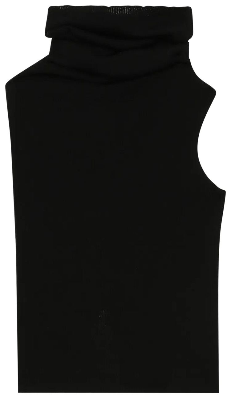 Rick Owens Athena One Shoulder Top Black