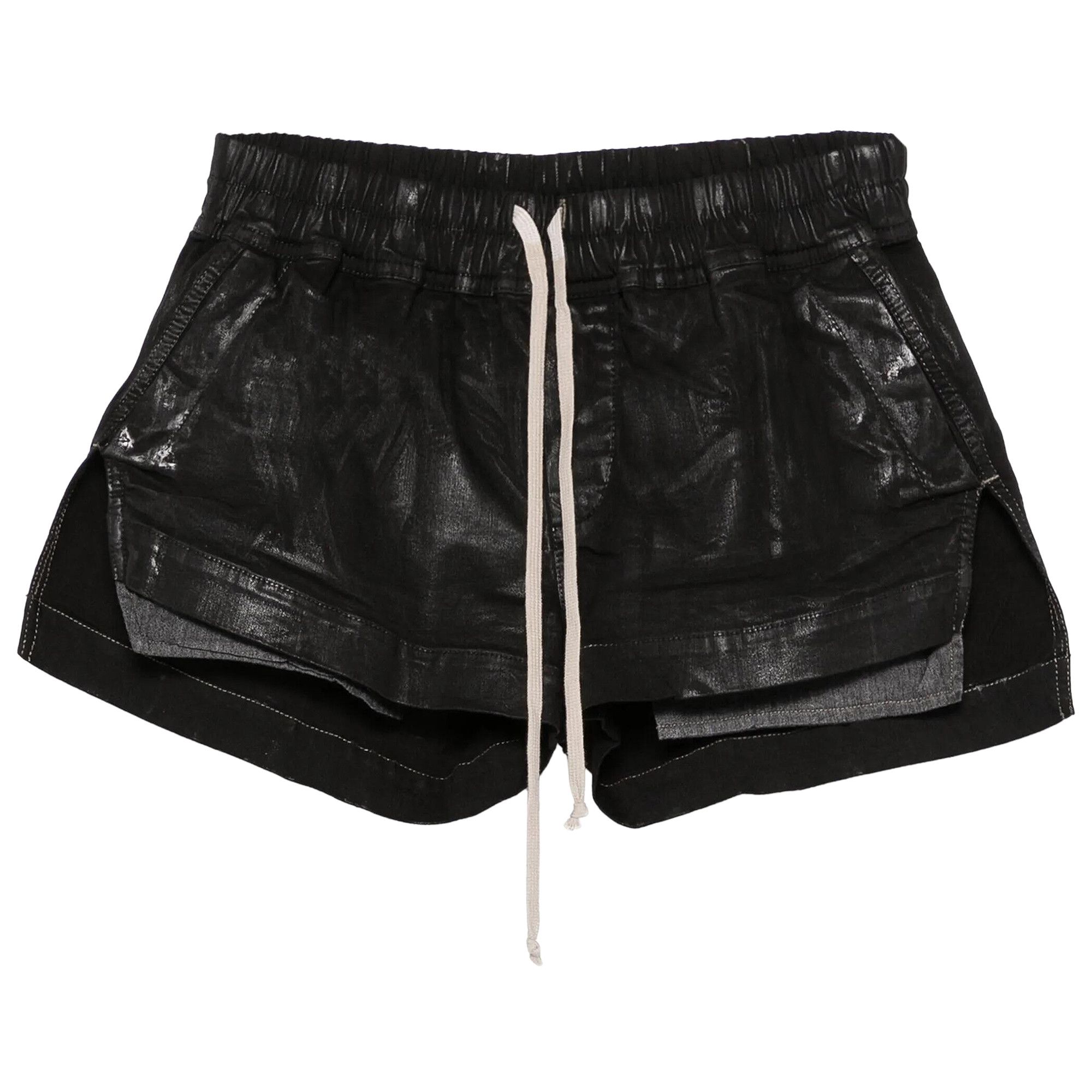 Buy Rick Owens DRKSHDW Denim Fog Boxer Shorts 'Black' - DS01E3319