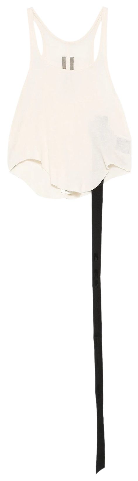 Rick Owens DRKSHDW Cropped Basic Tank Top Natural