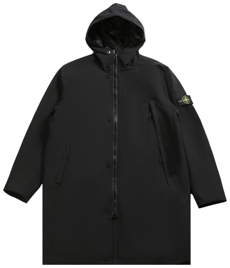 Stone Island Long Parka Black