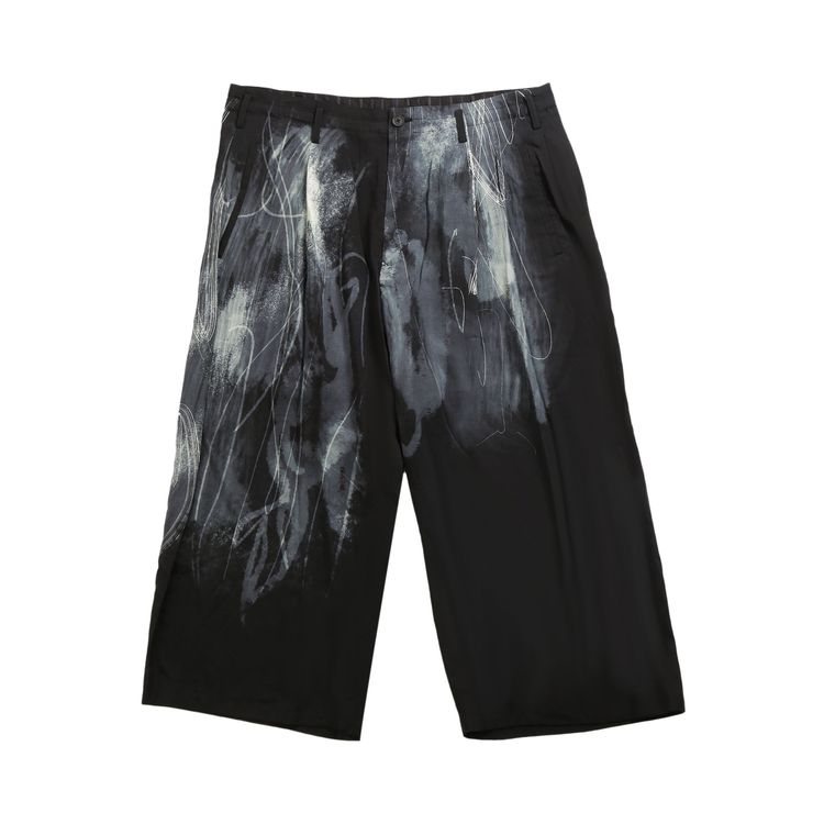 Yohji Yamamoto Pour Homme Tucked Seam Pants Black