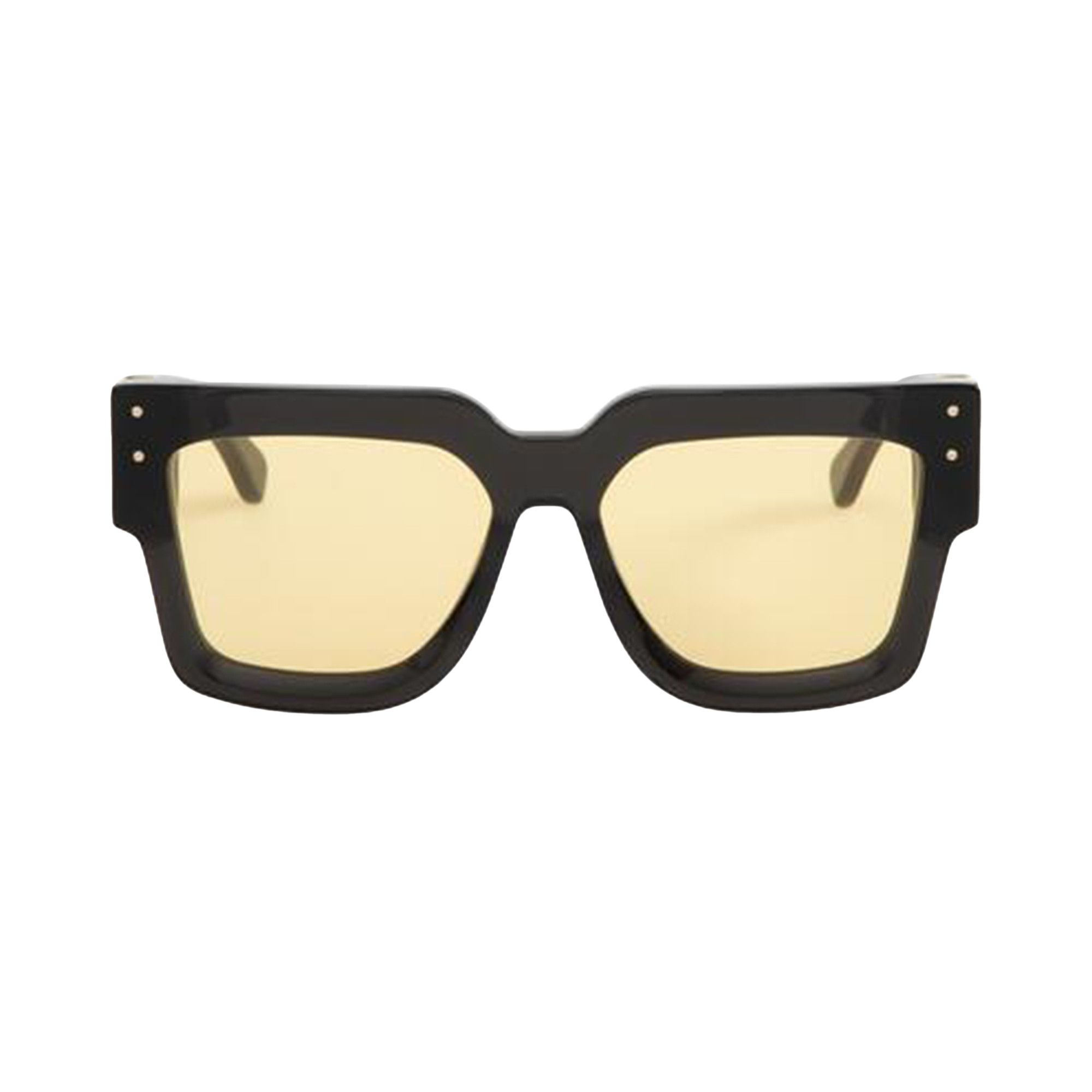 Buy Amiri Jumbo MA Sunglasses 'Black/Yellow' - AMACSN1001 BKYW | GOAT