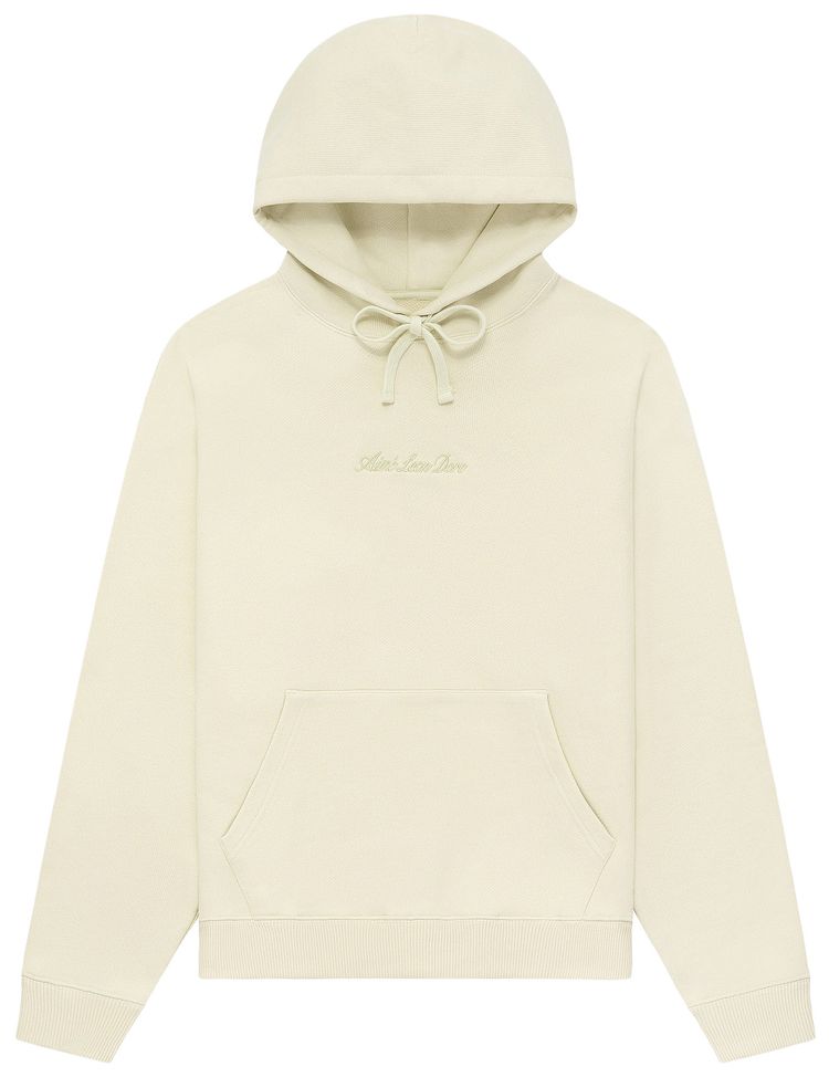 Aime Leon Dore Embroidered Logo Hoodie Aloe Wash