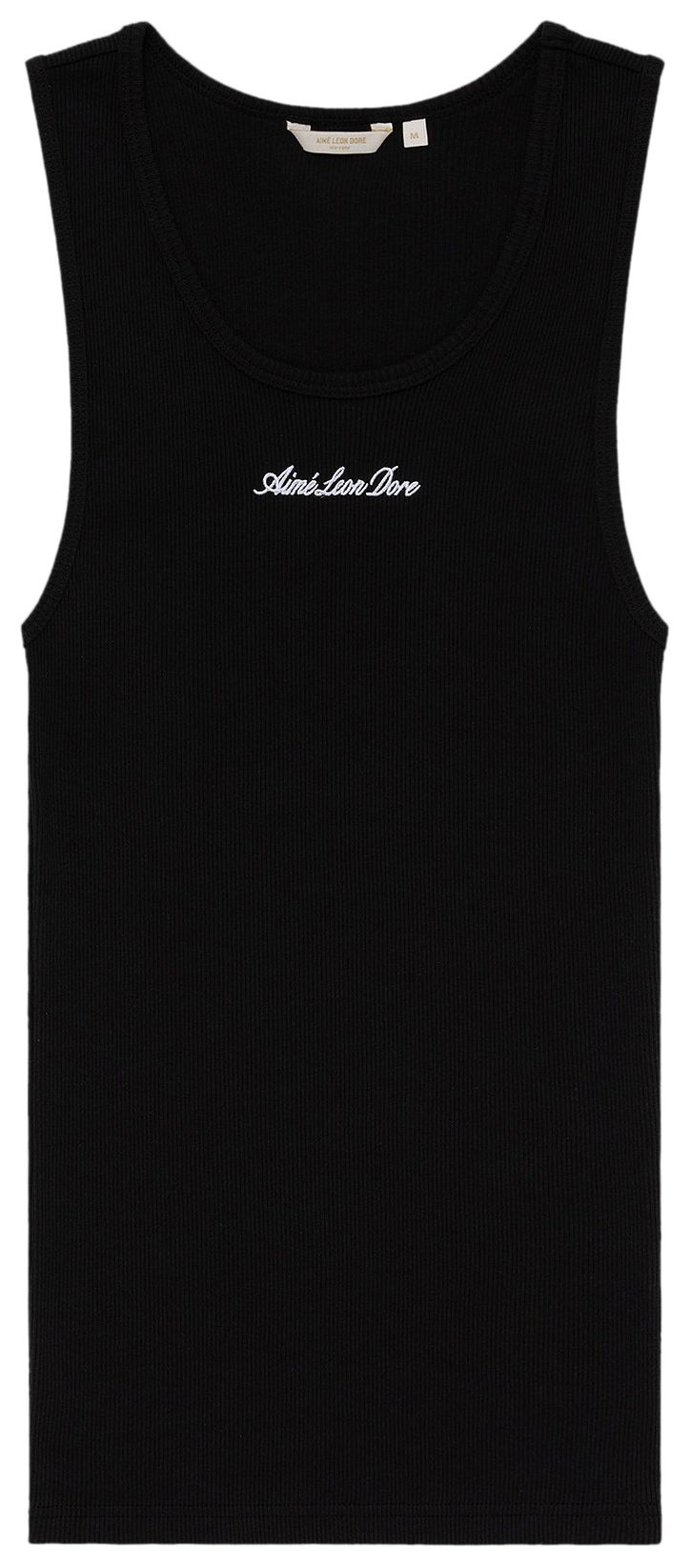 Aime Leon Dore Embroidered Logo Tank Top Jet Black