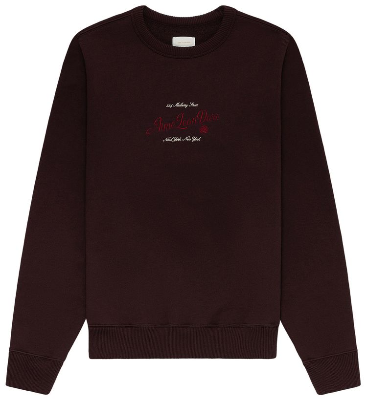 Aime Leon Dore Lounge Crewneck Sweatshirt Coffee Bean