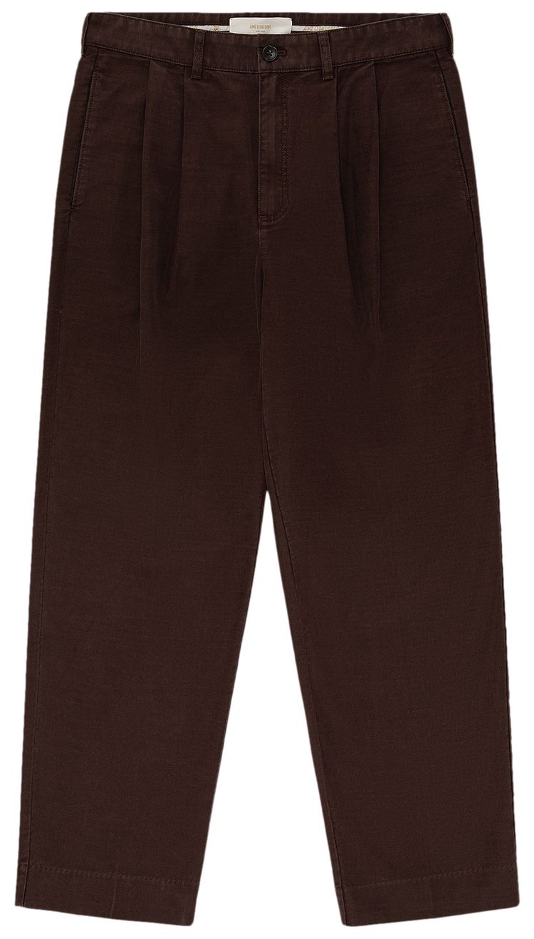Aime Leon Dore Double Pleated Pant Coffee Bean