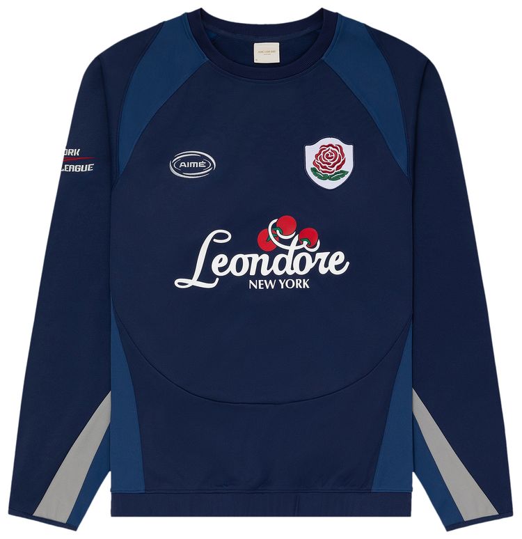 Aime Leon Dore Team Leon Performance Crewneck Sweatshirt Medieval Blue