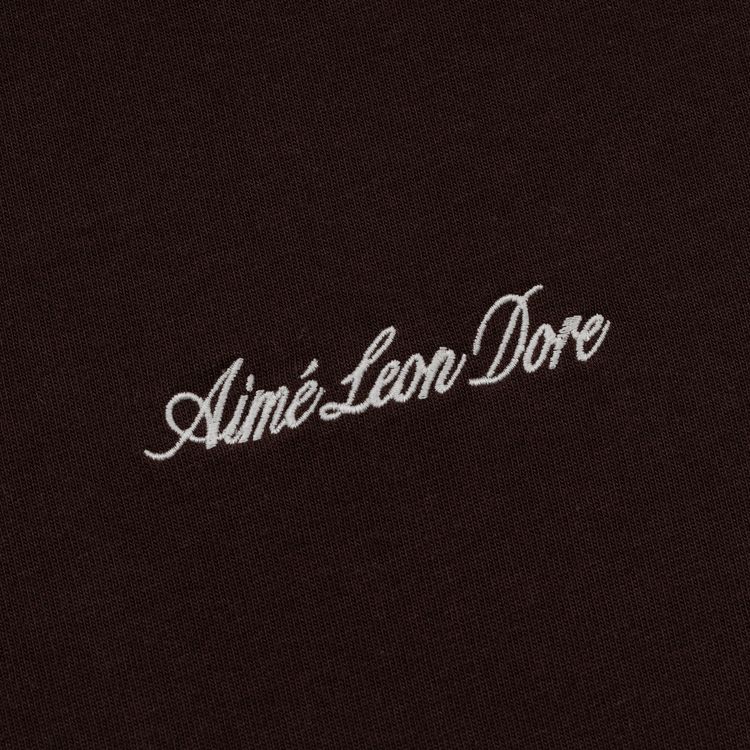 Aime Leon Dore Embroidered Logo Tee Coffee Bean
