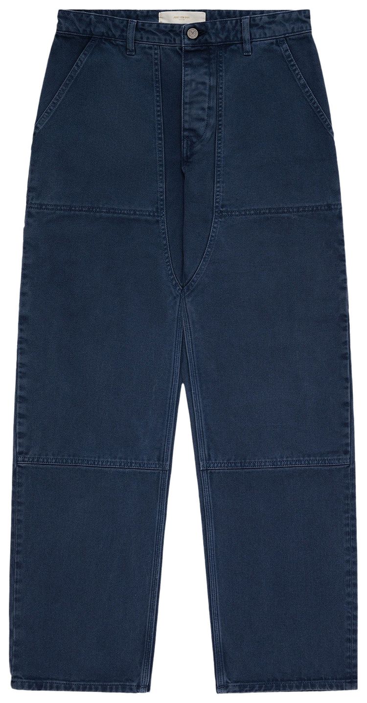Aime Leon Dore Garment Dyed Double Knee Carpenter Pant Vintage Indigo