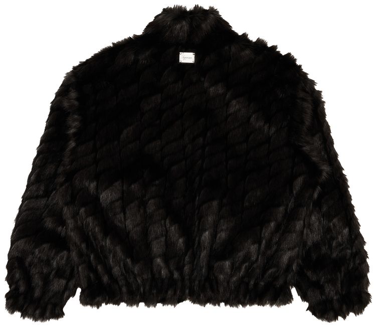 Supreme 2 Tone WINDSTOPPER Faux Fur Jacket Black
