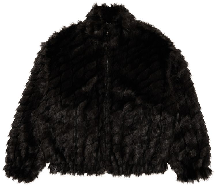 Supreme 2 Tone WINDSTOPPER Faux Fur Jacket Black